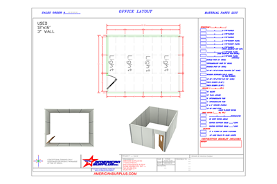 Used Steel Plated Inplant Office -12x16